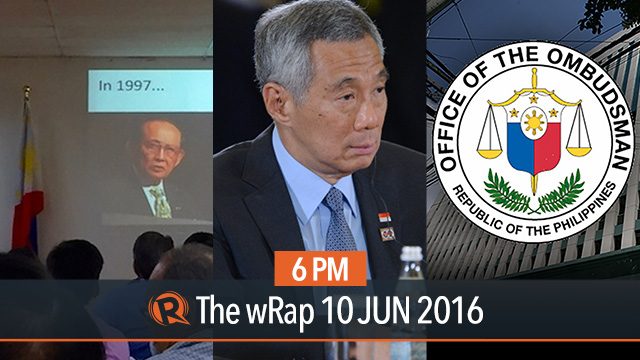 Ombudsman record, PH federalism, Singapore | 6PM wRap