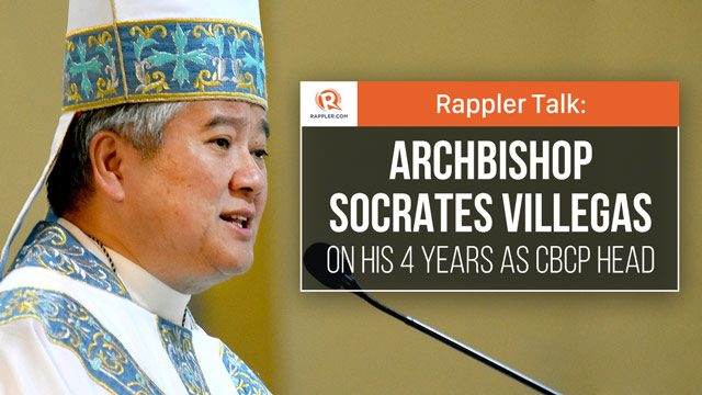 Rappler Talk: Archbishop Socrates Villegas on his 4 years as CBCP head