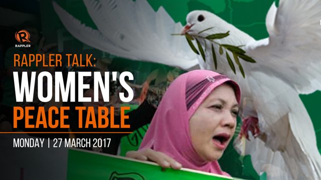 Rappler Talk: Women’s Peace Table