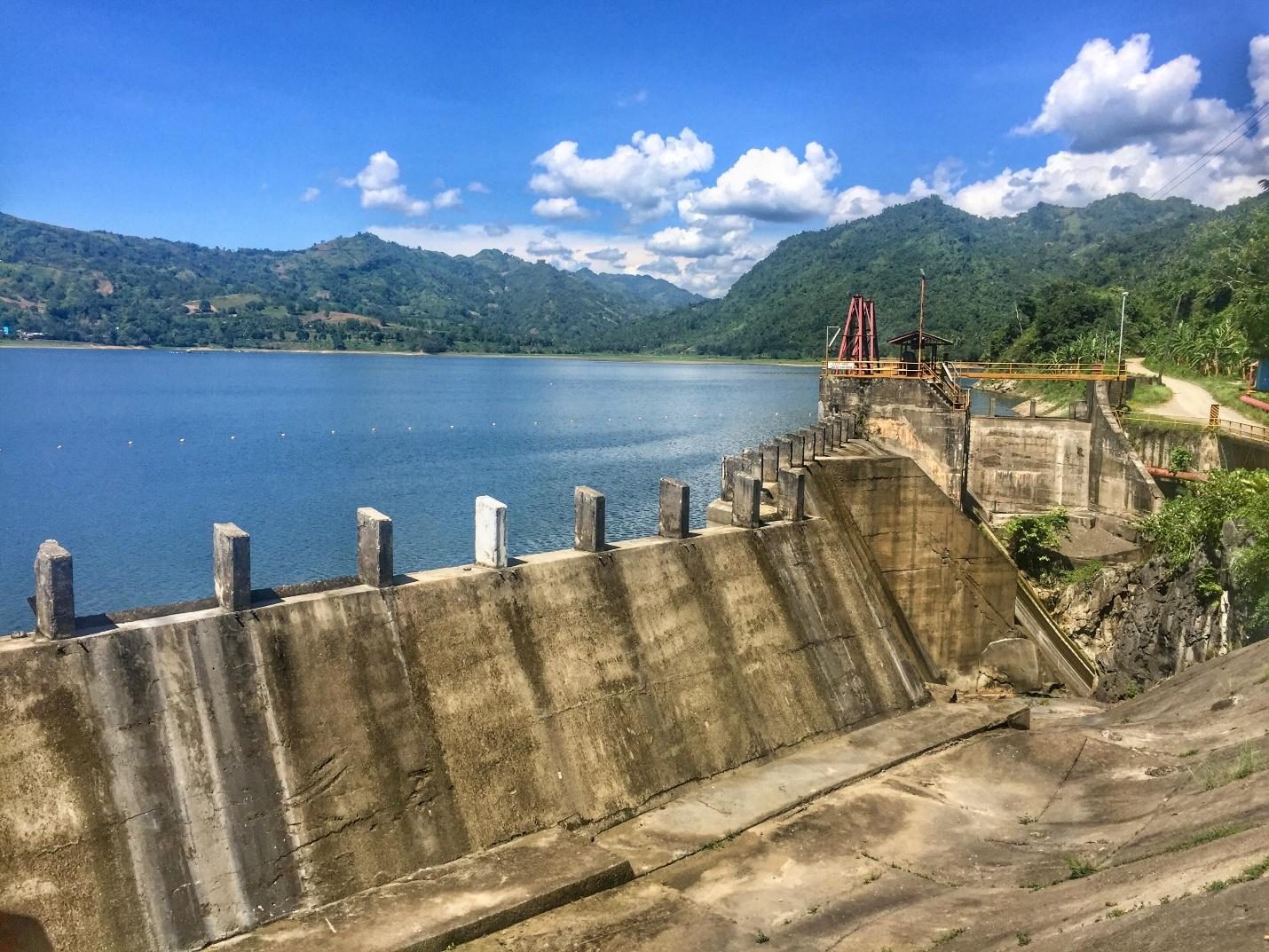 INFRASTRUCTURE. The Buhisan Dam in Cebu, a key source of water for the province. Photo by Sarah Hartman 