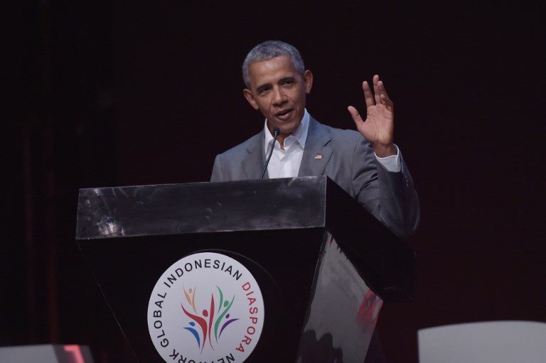 Obama calls for tolerance, unity in childhood home Indonesia