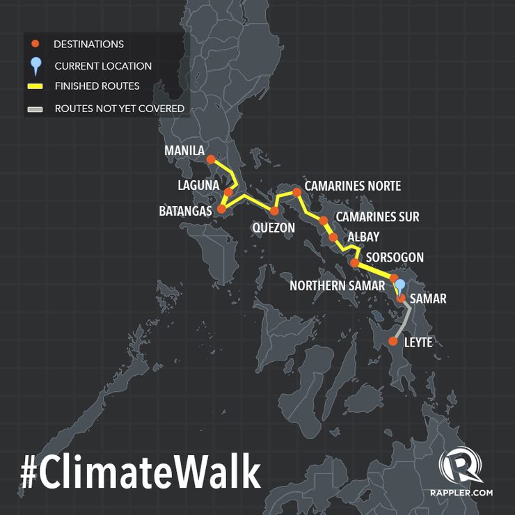 HIGHLIGHTS: #ClimateWalk to Tacloban