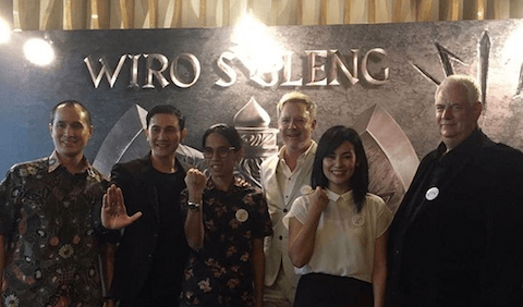 Suasana setelah press conference film 'Wiro Sableng 212 (212 Warrior)' di hotel JS Luwanca, Kuningan, Jakarta Selatang, Kamis, 9 Februari. Foto dari akun Instagram Sheila Timothy.  