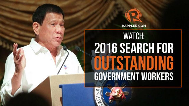LIVE: 2016 Search for Outstanding Government Workers