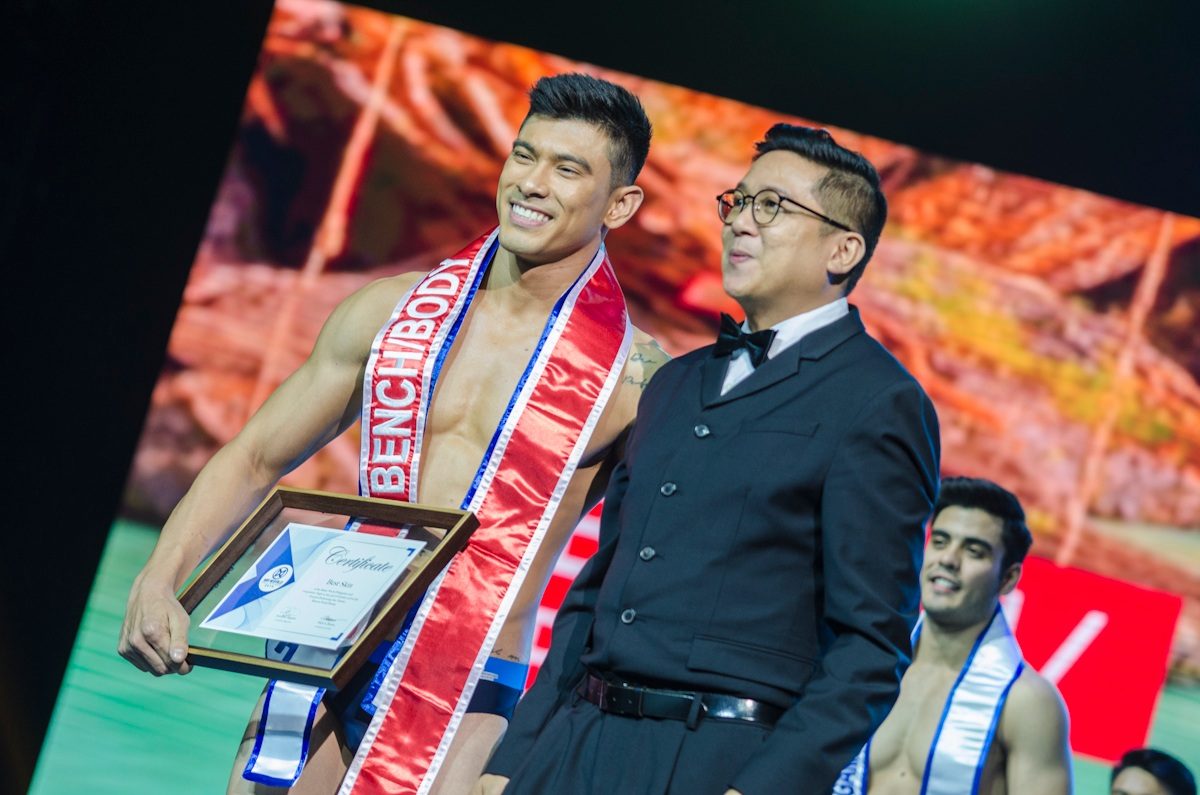 NEW ADDITION TO THE BENCH BODY FAMILY. JB Saliba also took home the Mr Bench Body title, among many other special awards. Photo by Rob Reyes/Rappler 