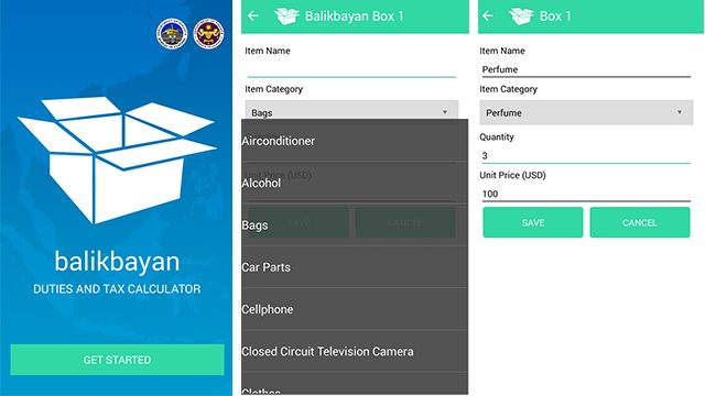 Customs launches Balikbayan Tax Calculator app