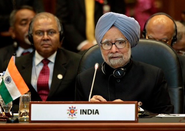 Indian Prime Minister Manmohan Singh. File photo by Nyein Chan Naing/EPA