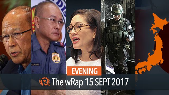 Lorenzana on Duterte, Albayalde, NoKor missile test | Evening wRap