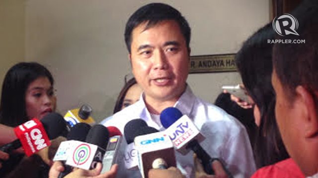 DAP RULING EFFECT. Transportation Secretary Joseph Emilio Abaya says DOTC is not able to replace some of the damaged LRVs because it is affected by the Supreme Court ruling on the Disbursement Acceleration Program. Photo by Chrisee Dela Paz/Rappler  