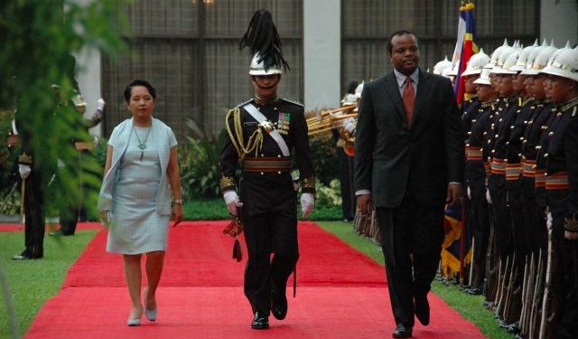 Swaziland King Mswati III in May 2008. File photo from AFP 