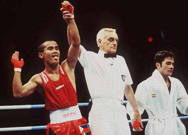MEDAL. Boxer Manueto "Onyok" Velasco brings home a silver medal from the 1996 Summer Olympics. Photo from Ramon Aboitiz Foundation Inc. 