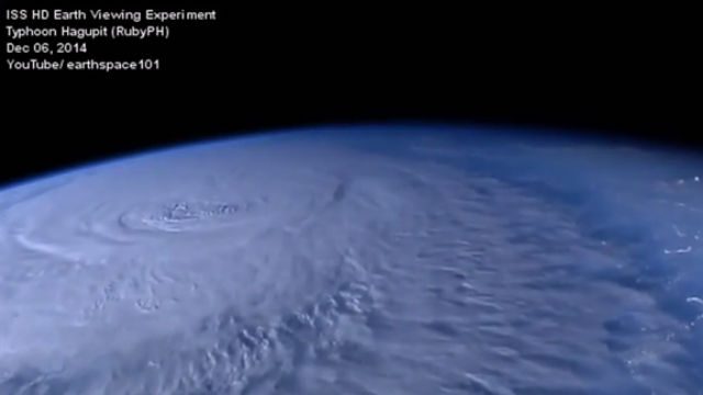 VIDEO: Typhoon Ruby as seen from the Int’l Space Station