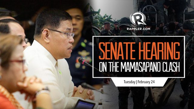 HIGHLIGHTS: Senate hearing on PNP-SAF Mamasapano clash, Day 5
