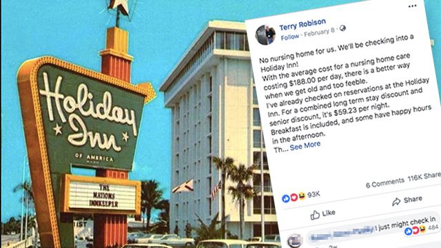 Texas senior’s Holiday Inn retirement plan goes viral