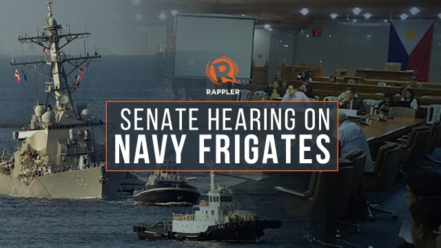 LIVE: Senate hearing on navy frigates deal
