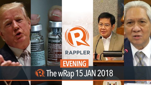 SEC revokes Rappler registration, Dengvaxia refund, Sereno impeachment hearing | Evening wRap