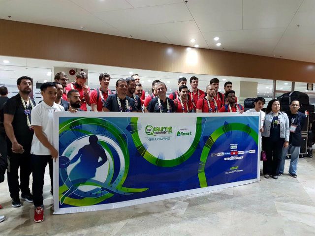 Turkish team arrives in Manila for FIBA OQT