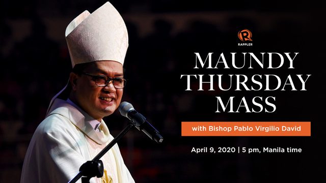 LIVE: Maundy Thursday 2020 – Mass with Bishop Ambo David