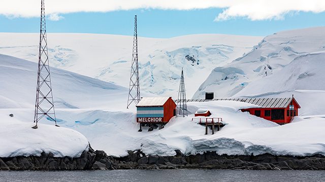 HOTTER. File photo of Melchior Base, an Argentine Scientific Research Station on one of the small islands of the Melchior Group in Dallmann Bay in the Palmer Archipelago, Antarctica. Shutterstock.com 