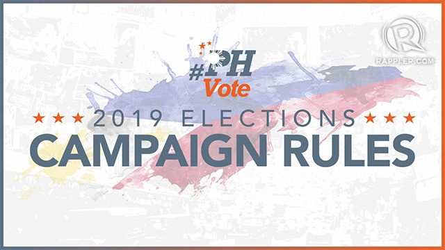 #PHVote: Campaign rules for 2019 midterm elections