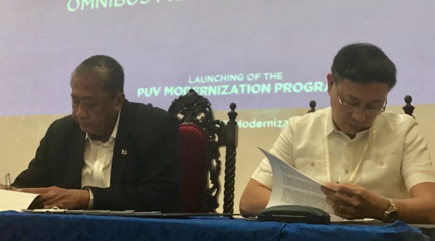 DOTr launches modernization program for jeepneys, buses