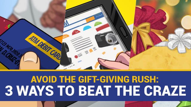 Avoid the gift-giving rush: 3 ways to beat the craze