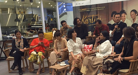 Suasana press conference film 'Kartini' di Plaza Indonesia, Rabu, 5 April. Foto dari akun Instagram Legacy Pictures. 