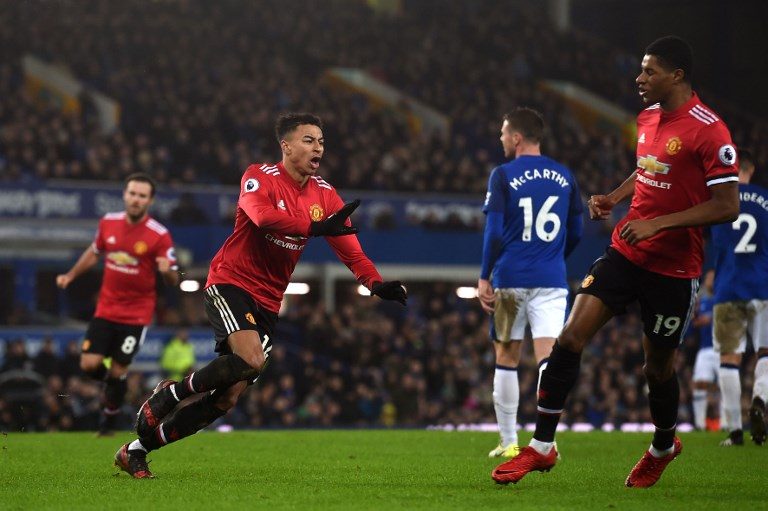 Martial, Lingard lift Manchester United over Everton