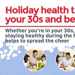 INFOGRAPHIC: Holiday health tips for your 30s and beyond