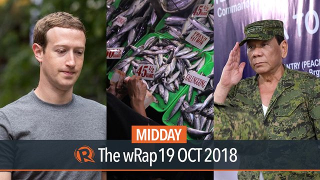 Duterte on dynasty and dark skin, shrinking fish in the market, Mark Zuckerberg | Midday wRap