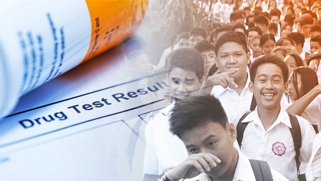 DepEd: Proposed drug test for 10-year-old students violates law