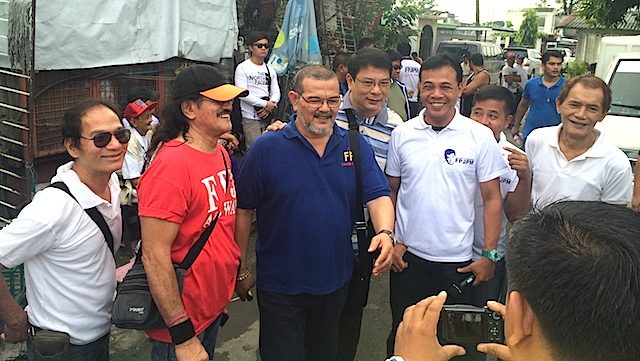 FRIENDS OF FPJ: Showbiz personalities regularly attend the commemoration mass for FPJ. Rappler photo