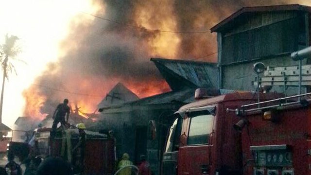 Fire ravages Isabela City, Basilan