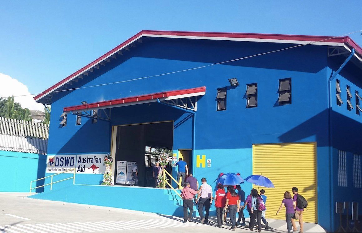 Bigger DSWD warehouse now open to store relief goods