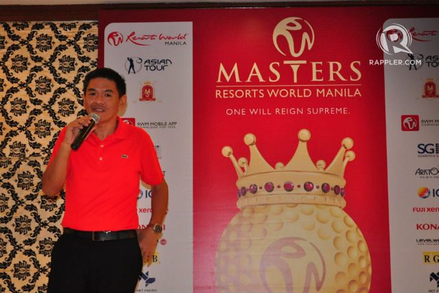 Taruhan tinggi dalam turnamen golf Resorts World Manila Masters senilai  juta