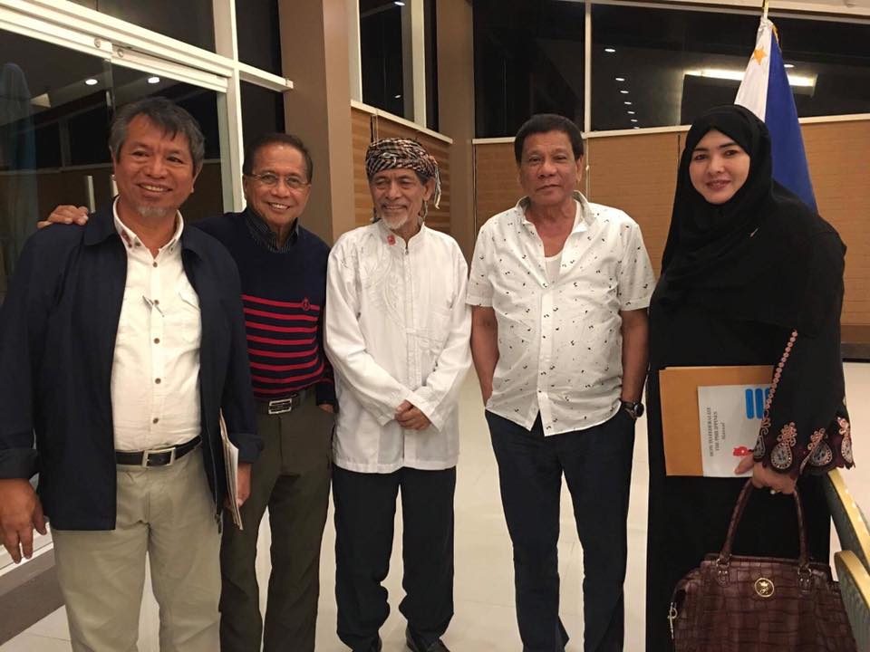 Nur Misuari has not posted bail yet, but meets with Duterte in Davao