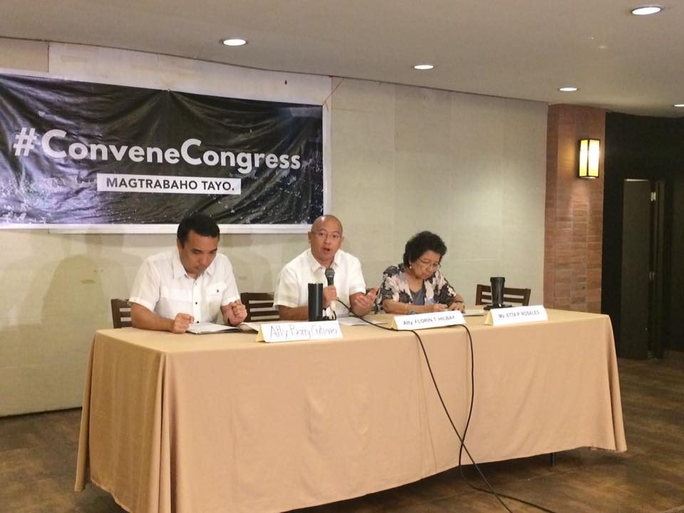 Hilbay urges SC to resolve petition to convene Congress on martial law