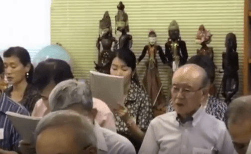 Ketika Lagu ‘Lisoi’ dinyanyikan puluhan warga Jepang