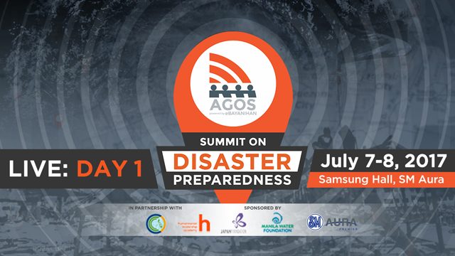 LIVE: Day 1 of Agos Summit on Disaster Preparedness