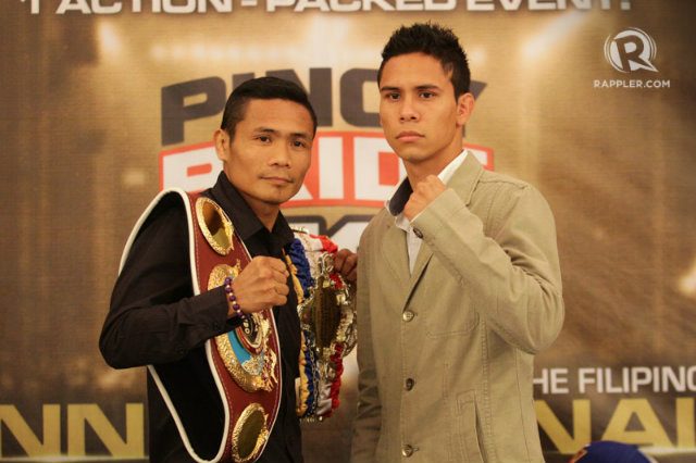 RING magazine junior flyweight champ Donnie Nietes (L) and Gilberto Parra (R) will face off in the main event. Photo by Mark Cristino 