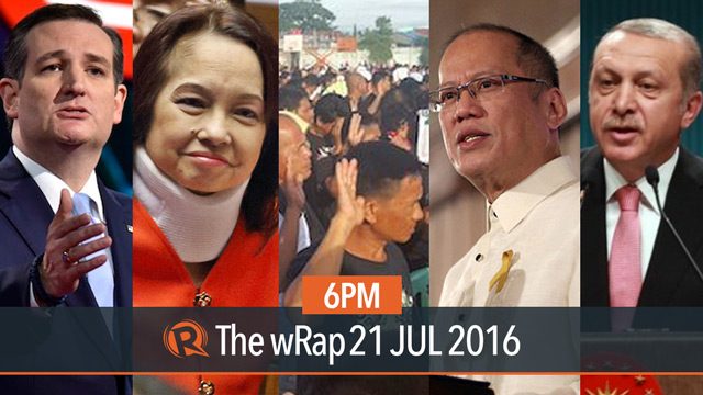 Arroyo release, Aquino, Cruz | 6PM wRap