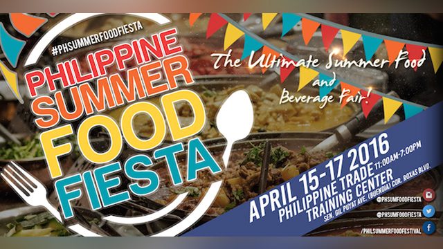 Call for exhibitors: Philippine Summer Food Fiesta