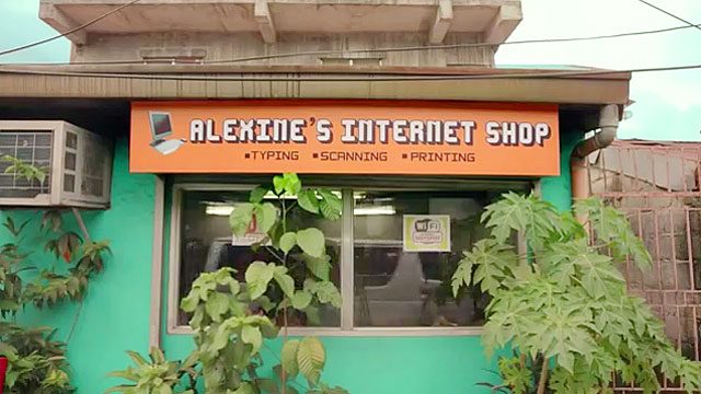 A quiet Internet shop