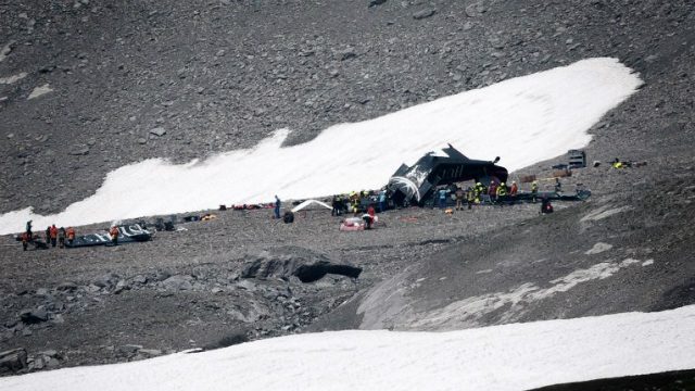 Swiss police confirm 20 dead in WWII vintage plane crash