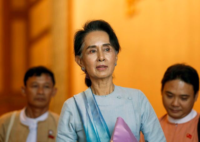 Suu Kyi’s novice MPs learn ropes in outgoing Myanmar parliament