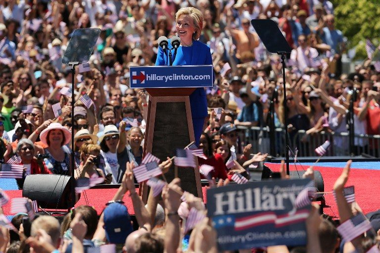 Clinton calls for ‘better deal’ at first major rally