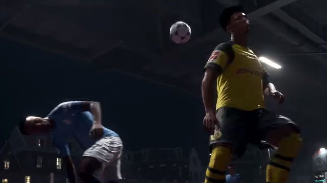 FIFA 20. Aside from standard play, Volta Football brings the the game to the virtual streets. Screenshot from livestream 
