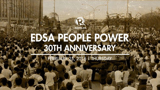 WATCH: People Power Revolution Anniversary #EDSA30