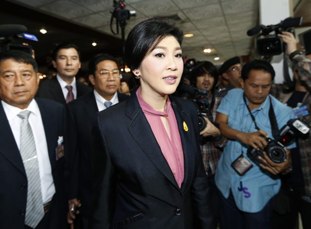 Former Thai PM to face criminal corruption charge