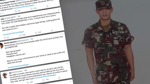Rest easy, soldier: Netizens cry #JusticeForWinstonRagos